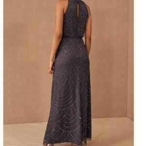 Adrianna Papell Madigan Dress - Gunmetal - Size 6